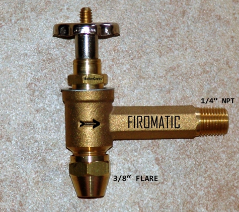 BoilersRUs - Lindenhurst, NY. Firomatic™ Oil valves replaced.  
***SAFETY***