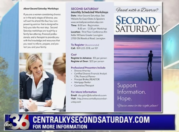 Central Kentucky Second Saturday Divorce Workshop - Lexington, KY