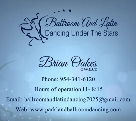 Ballroom  and  latin  dancing  under  the  stars - Parkland, FL