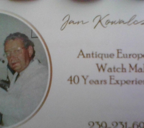 Antique Clock & Watch Repair - Jan Kowalczyk - Naples, FL