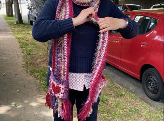Needle Nook - Highgate, SA. My new scarf
