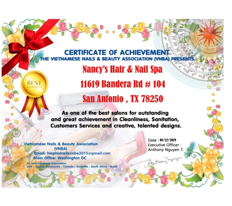 Nancy's Hair & Nail Spa - San Antonio, TX