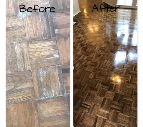 BCI Group Inc - Hurst, TX. Before and After Floor Cleaning