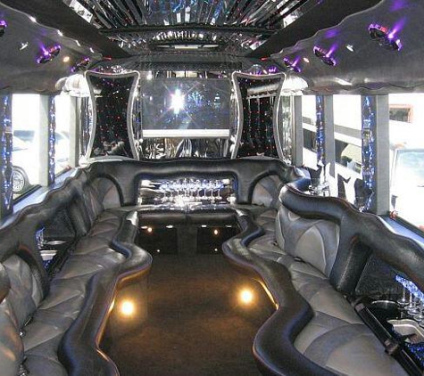 Price 4 Limo & Party Bus, Charter Bus. interior party bus