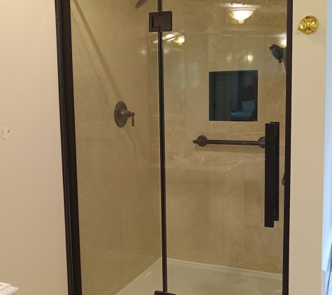 Knoxville Tub to Shower - Knoxville, TN. Travertine walk in shower