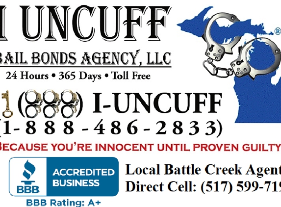 1 888 I Uncuff Bail Bonds Agency - Lansing, MI