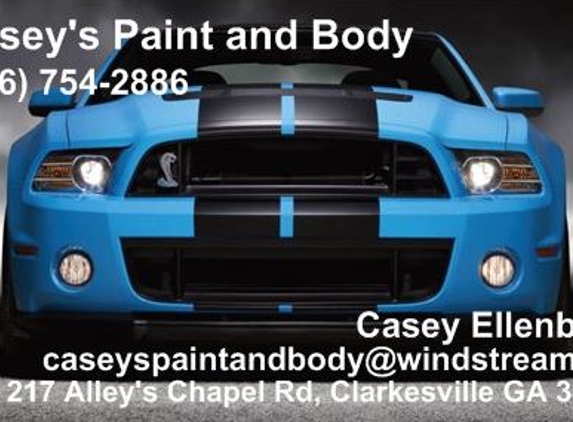 Casey's Paint and Body - Clarkesville, GA