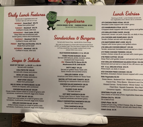 West Side Cafe - Fort Worth, TX. Current menu 15Feb2024