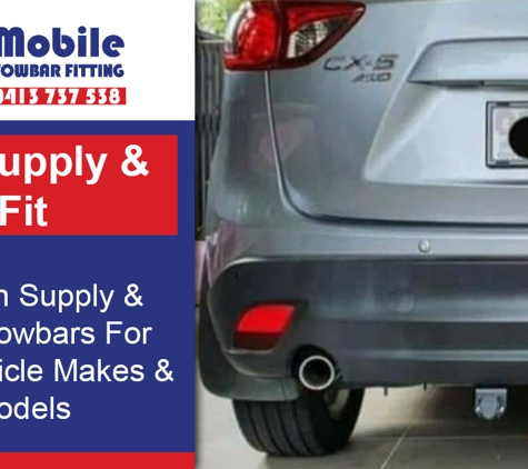 Mobile Towbar Fitting - Burpengary East, QLD. We Supply & Fit