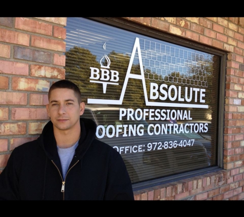 Absolute Professional Roofing - Howe, TX. Owner of absoluteprc.com.