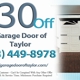 Garage Door of Taylor