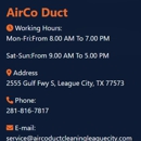 AirCo Duct Cleaning League City - Air Duct Cleaning