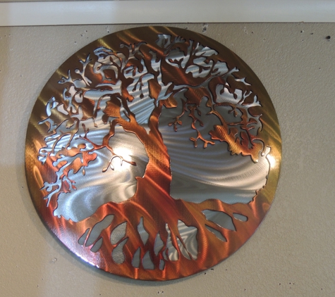 Reflections In Metal - Cortez, CO. Tree of Life