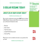 5 Dollar Resume Today