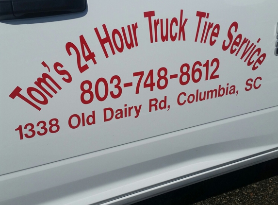 Tom's tire and towing service - Columbia, SC
