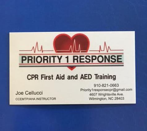 Priority 1 Response CPR - Wilmington, NC