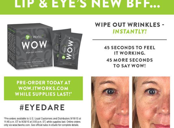 It Works! Distributor Sonia Scott - Rancho Cucamonga, CA