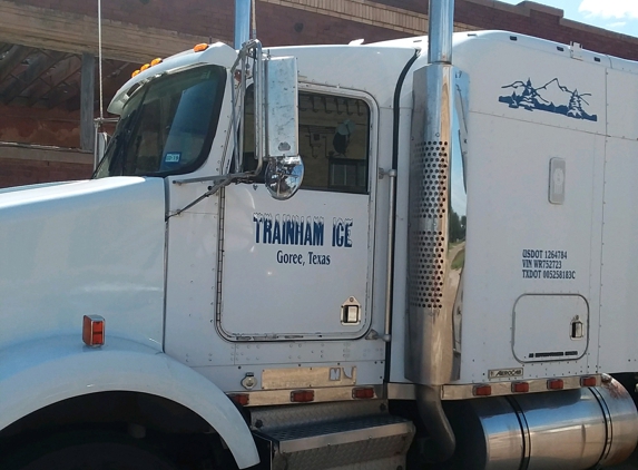 Trainham Ice - Goree, TX. Trainham Ice
truck