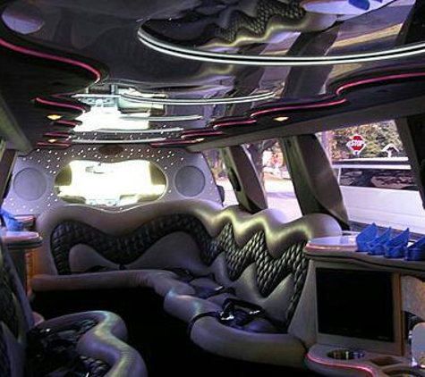 Price 4 Limo & Party Bus, Charter Bus. limo interior