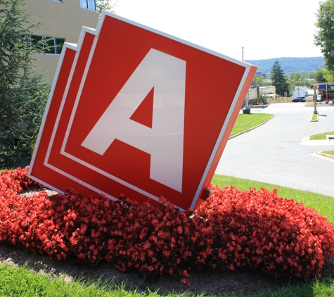 Advance Business Systems - Cockeysville, MD. Advance's iconic logo outside of Cockeysville headquarters
