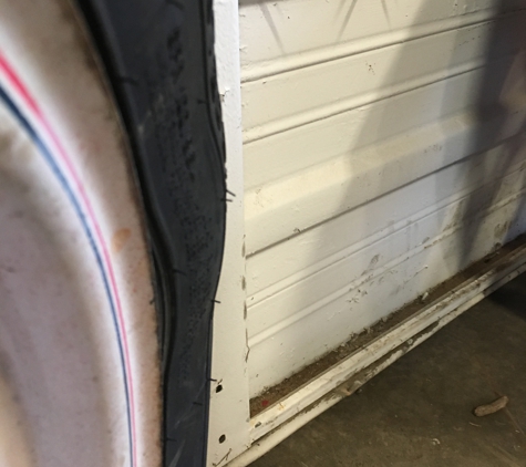 B &B Tires Wheels - Mansfield, TX. "that's how tires are."    The rim was bent?