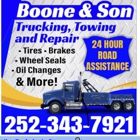 Boone & Son Trucking, Towing & Repair