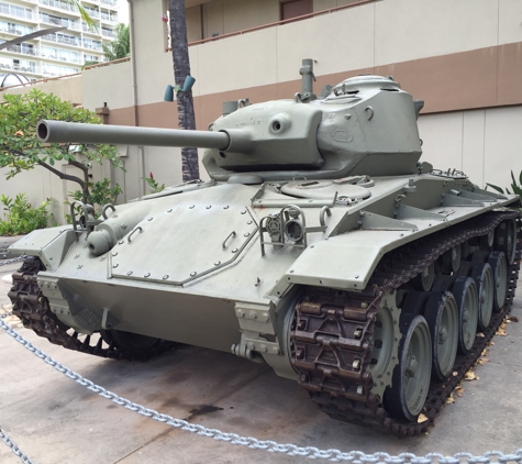 Hawaii Army Museum Society - Honolulu, HI. US light tank