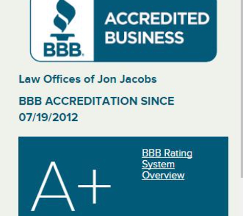 LemonBuyBack.com-Law Offices of Jon Jacobs. Your BBB A+  rated Lemon Law Team!