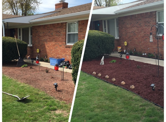 Tinklenberg Lawn Care - Plymouth, IN. Before and After
