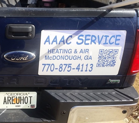 AAAC Service Heating & Cooling - McDonough, GA. A/c won't start, Aaac can resolve your problem today