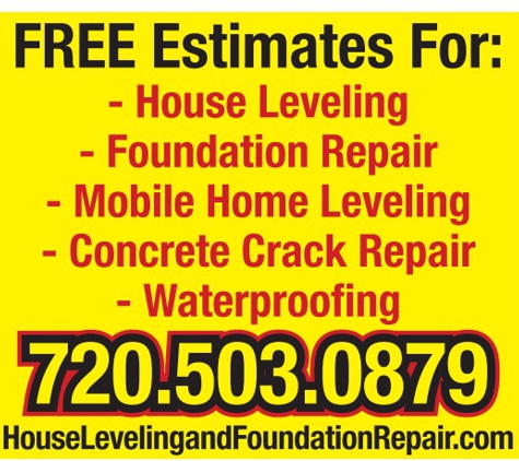 House Leveling and Foundation Repair - Denver, CO. Foundation Repair 720-503-0879

https://HouseLevelingandFoundationRepair.com 

#FoundationRepairDenver #FoundationRepair 