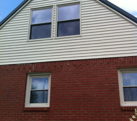 Cavinder Remodeling - Hopkinsville, KY. Replaced siding on gable! Had bad wood behind it!