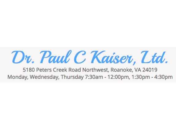 Dr. Paul C. Kaiser - Orthodontist - Roanoke, VA