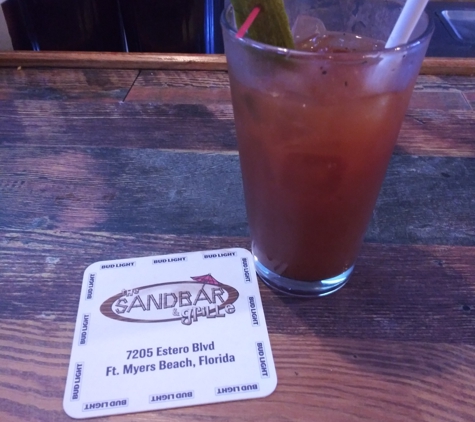 The Sandbar and Grille - Fort Myers Beach - Fort Myers Beach, FL. Bloody Mary Is amazing