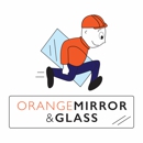 Orange Mirror And Glass - Glass-Auto, Plate, Window, Etc