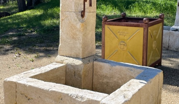 Charme D'antan - Agoura Hills, CA. French Limestone Garden Fountain