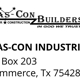 MAS-CON BUILDERS COMPANY