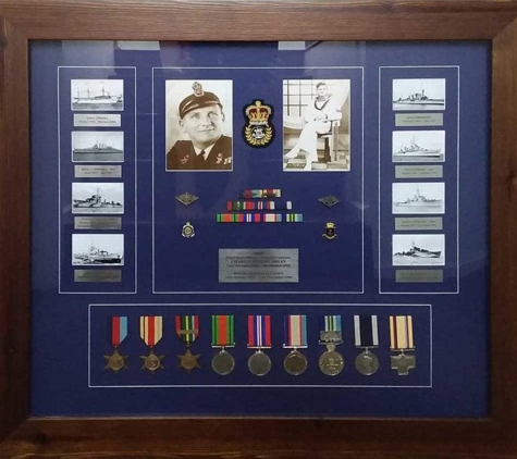 Buck Tania Medals and Frames - Flagstaff Hill, SA