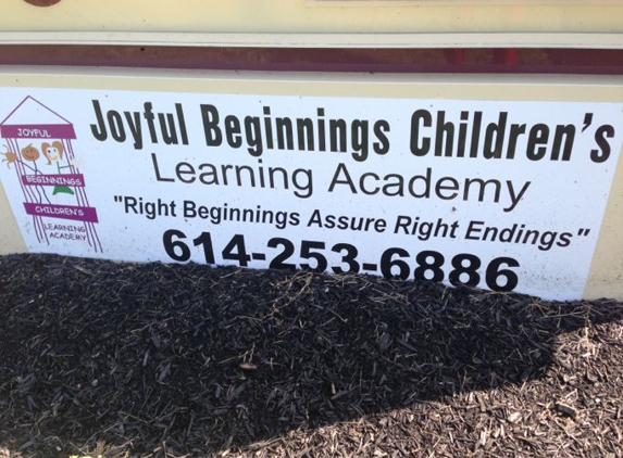 Joyful Beginnings Children's Learning Academy - Columbus, OH. "Right Beginnings Assures Right Endings"