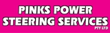 Pinks Power Steering Services Logo