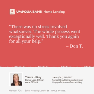 Tamra Hilkey - Umpqua Bank Home Lending - Central Point, OR