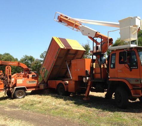 Forest & Garden Tree Services - Warrnambool, VIC. Unloading 12M 3 Mulch