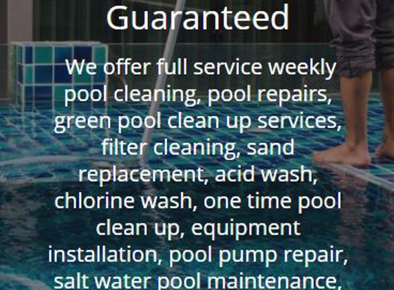 Pool tec pool & spa service inc. - San Dimas, CA