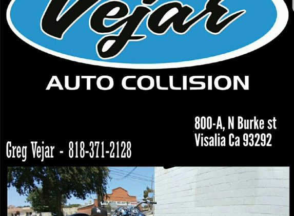 Vejar Auto Collision - Visalia, CA. Our new address 
800A N Burke st
Visalia Ca 93292