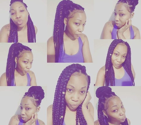 Topped_complete - Houston, TX. protective box braids