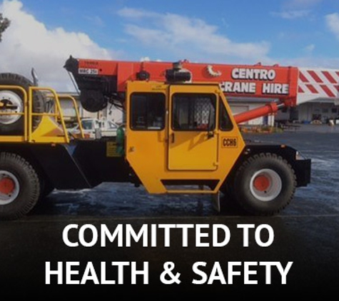 Centro Crane Australia Pty Ltd - Welshpool, WA. We’re Committed To Health & Safety. Our 100% Accident Free Safety Records Speaks For Itself