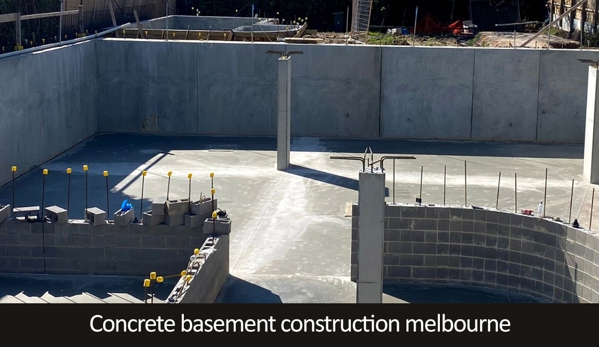 Concrete Logic Pty Ltd - Carrum Downs, VIC. CONCRETE BASEMENT CONSTRUCTION MELBOURNE