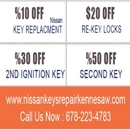 Nissan Keys Repair Kennesaw - Locks & Locksmiths