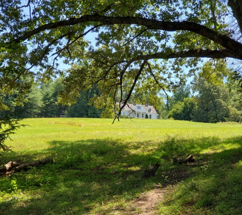 Carl Sandburg Home National Historical Site - Flat Rock, NC. Bill Lewis of Vero Beach, Florida, spending a quiet afternoon walking the trails of the Carl Sandburg Home in Flat Rock, North Carolina.