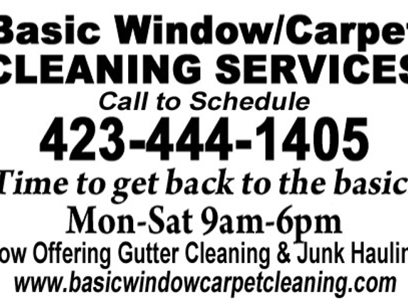 Basic Window Cleaning - Johnson City, TN